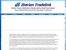 Tablet Screenshot of iberiantradelink.com